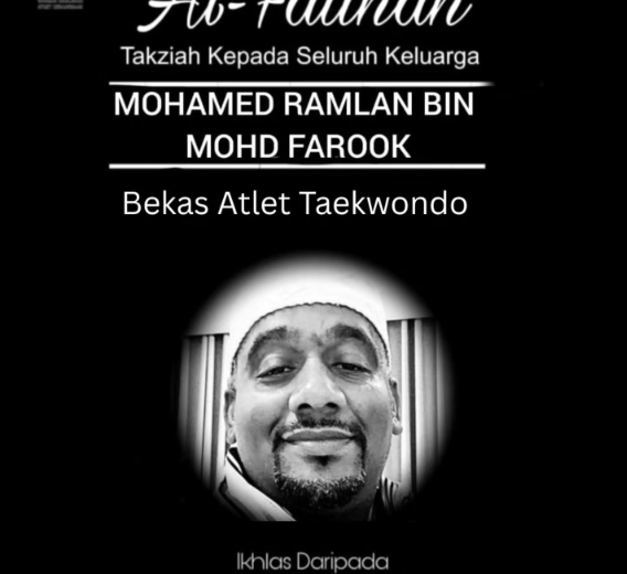 Pemergian Bekas Atlet Taekwondo Negara, Mohamed Ramlan Mohd Farook